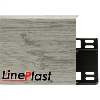 Напольный плинтус ПВХ LinePlast Лимба светлая LB011 100 мм
