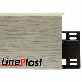 Напольный плинтус ПВХ LinePlast Тик Норд LB019 100 мм