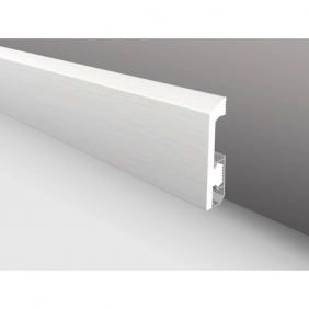 Напольный плинтус дюрополимер Русский профиль Дуб вайт