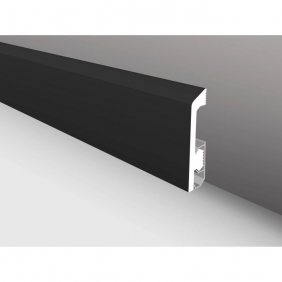 Напольный плинтус дюрополимер Русский профиль Графит