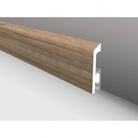 Напольный плинтус дюрополимер Русский профиль Дуб античный