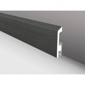 Напольный плинтус дюрополимер Русский профиль Дуб грей