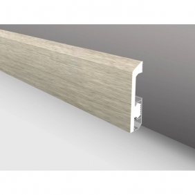 Напольный плинтус дюрополимер Русский профиль Дуб ваниль