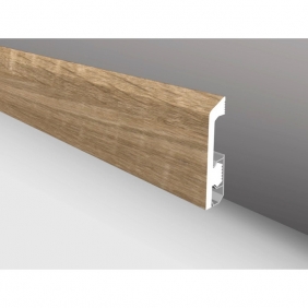 Напольный плинтус дюрополимер Русский профиль Дуб каньон