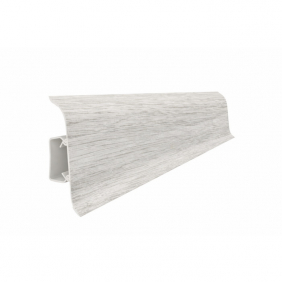 Напольный плинтус ПВХ Sanrelia SanFlex 590 Береза дымчатый