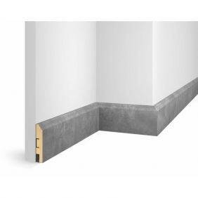 Напольный плинтус Экошпон Бетон WP07