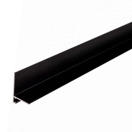 Напольный плинтус Алюминиевый Русский профиль Черный MC16-25-05E