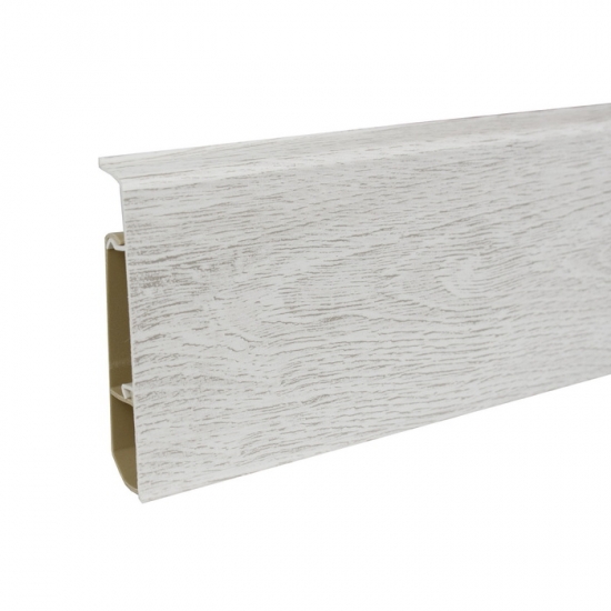 Плинтус напольный крашеный из ПВХ Grace Cardinal 8 Дуб апулия 2,2м