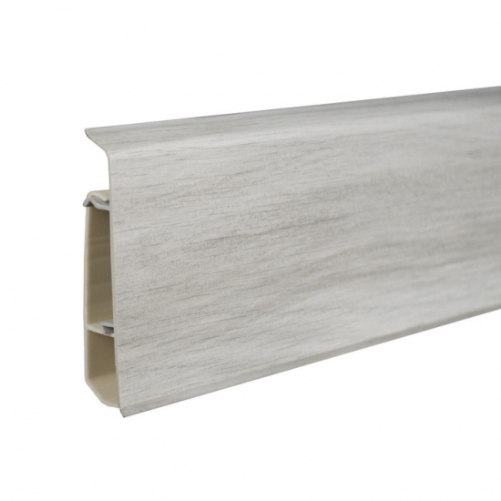 Плинтус напольный крашеный из ПВХ Grace Cardinal 15 Дуб атлас 2,2м