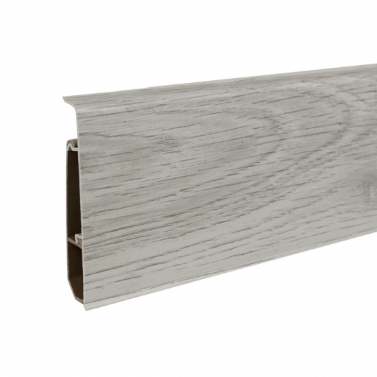 Плинтус напольный крашеный из ПВХ Grace Cardinal 7 Дуб фалер 2,2м