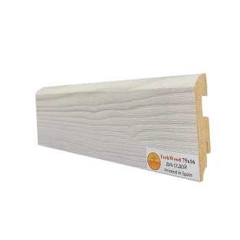 Напольный плинтус МДФ Teckwood Дуб седой 75