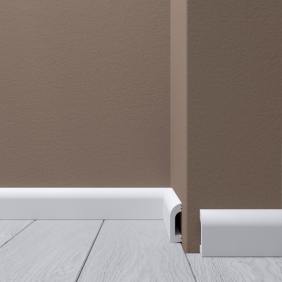 Напольный плинтус из полистирола Де-Багет H12 40/12