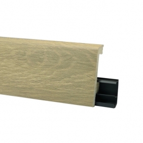 Напольный плинтус дюрополимер Winart Quadro Кедр Испанский