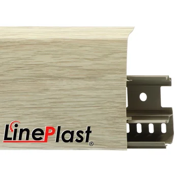 Напольный плинтус ПВХ LinePlast Бальза светлая LS006