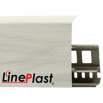 Напольный плинтус ПВХ LinePlast Груша светлая LS011