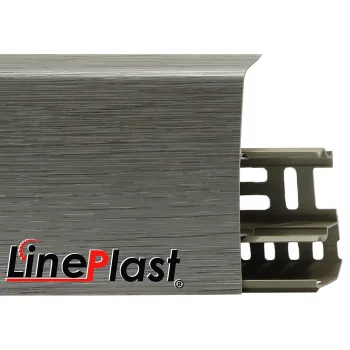Напольный плинтус ПВХ LinePlast Металлик Файн-лайн LS020