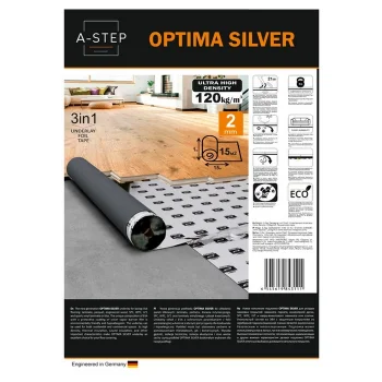 Подложка A-step Optima Silver EVA (ЭВА) - этиленвинилацетат с фольгированной основой — фото 2