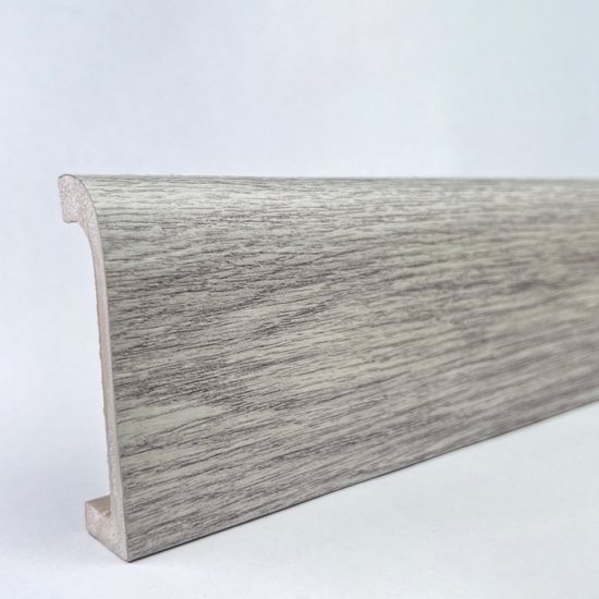 Напольный плинтус Bello deco ПЛ 16 Орех айвори [дюрополимерный]