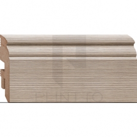 Напольный плинтус МДФ Plintto Эко Cappuccino Veralinga тип-2 
