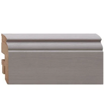 Напольный плинтус МДФ Plintto E Milk Oak тип-2 