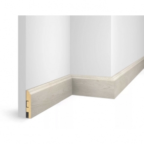 Напольный плинтус Nanoflex Дуб перламутровый ЕP07 