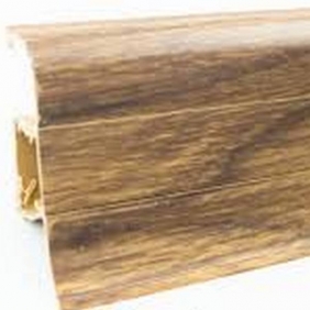 Плинтус напольный ПВХ RicoLeo 160 Каштан амурский