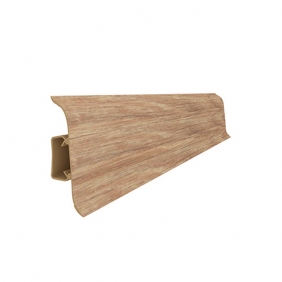 Напольный плинтус ПВХ Sanrelia SanFlex 5114 Платан старый 