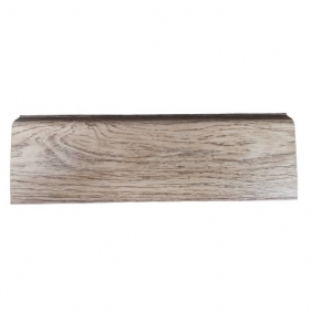 Напольный плинтус со съемной панелью ПВХ Grace Qvant Q14 Клен беленый