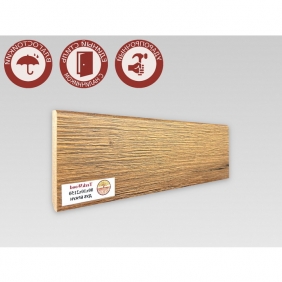 Напольный плинтус МДФ Teckwood Дуб браун 80 