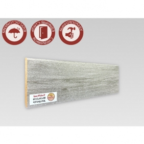 Напольный плинтус МДФ Teckwood Дуб дастер 80 