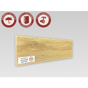 Напольный плинтус МДФ Teckwood Дуб голд 80 