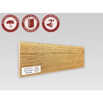 Напольный плинтус МДФ Teckwood Дуб кинг 80 