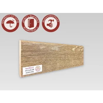 Напольный плинтус МДФ Teckwood Дуб кокос 80 