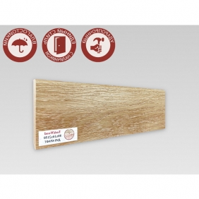 Напольный плинтус МДФ Teckwood Дуб крафт 80 