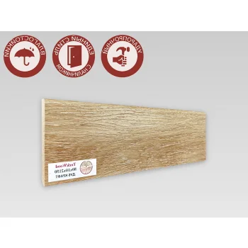 Напольный плинтус МДФ Teckwood Дуб крафт 80 
