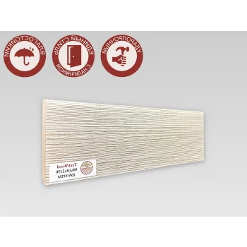 Напольный плинтус МДФ Teckwood Дуб крем 80 