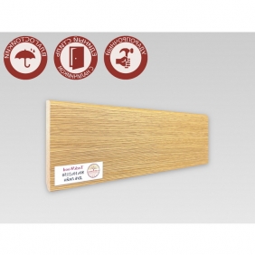 Напольный плинтус МДФ Teckwood Дуб лайн 80 