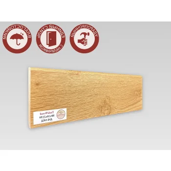 Напольный плинтус МДФ Teckwood Дуб мед 80 