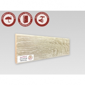 Напольный плинтус МДФ Teckwood Дуб плэйт 80 