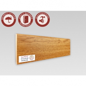 Напольный плинтус МДФ Teckwood Дуб виски 80 