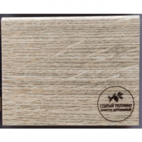 Напольный плинтус деревянный Русский профиль Старый поллино