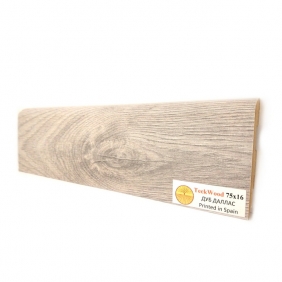 Напольный плинтус МДФ Teckwood Дуб даллас 75