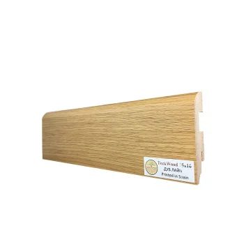 Напольный плинтус МДФ Teckwood Дуб лайн 75