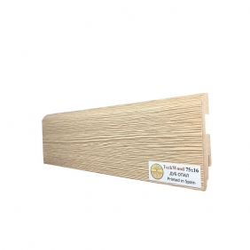 Напольный плинтус МДФ Teckwood Дуб опал 75