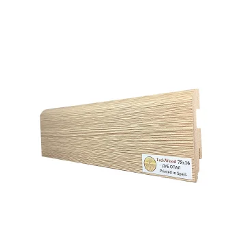 Напольный плинтус МДФ Teckwood Дуб опал 75