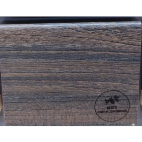 Напольный плинтус деревянный Русский профиль Венге