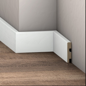 Напольный плинтус МДФ WellMaker Бьянко 3