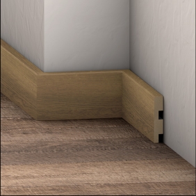 Напольный плинтус МДФ WellMaker Дубок 16