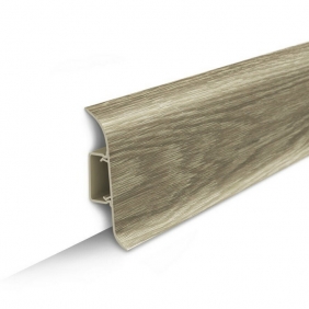 Напольный плинтус ПВХ Ideal Классик Дуб мокко 208