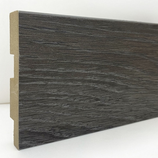 Напольный плинтус МДФ WellMaker [HM-1780] Венге